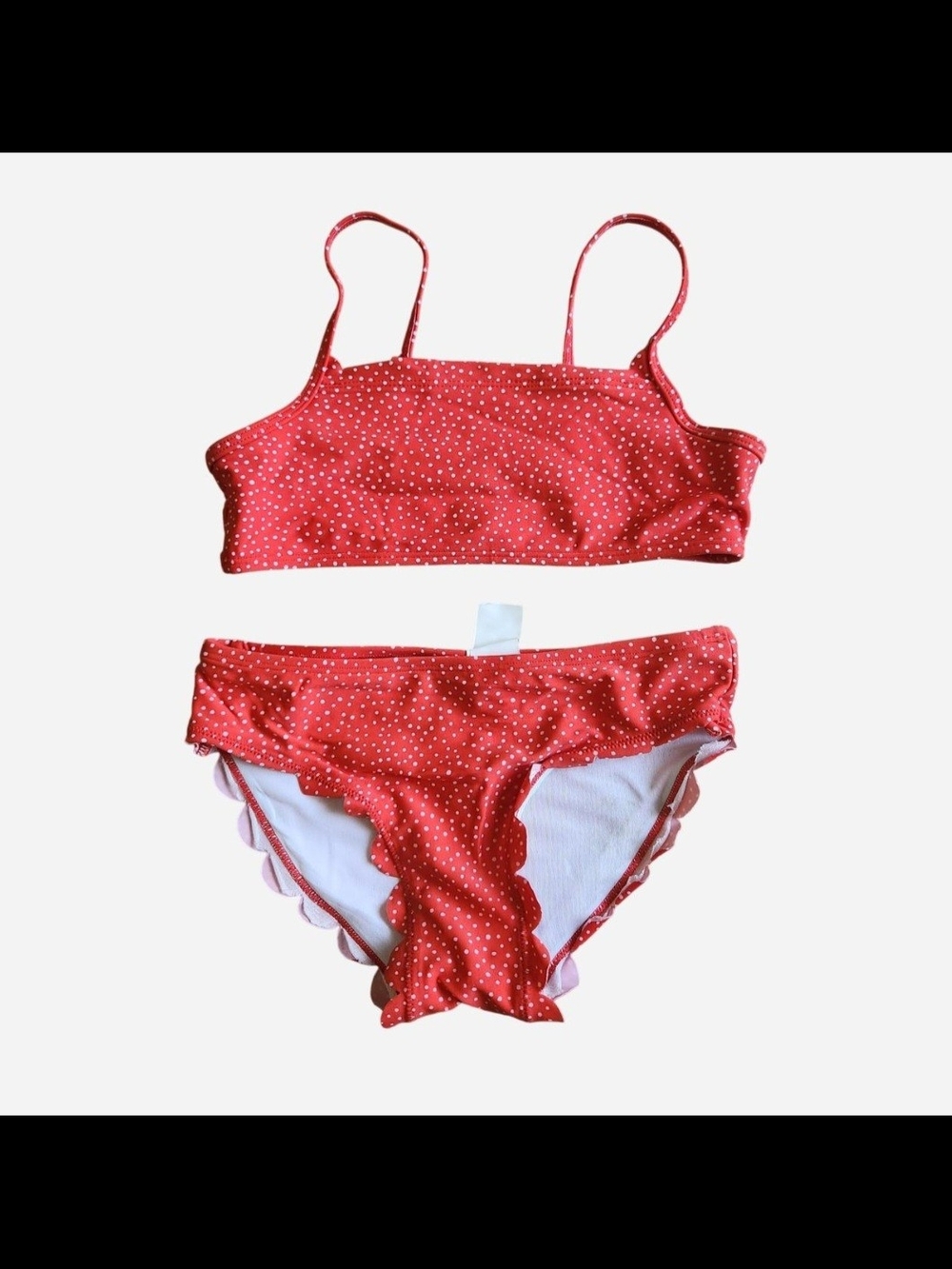 Copper Key Red Polka Dot Two-Piece Swim Set